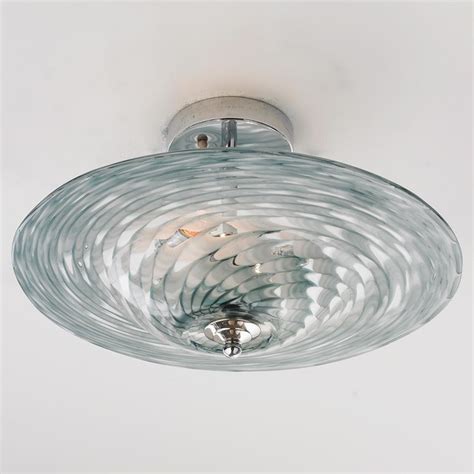 Where flush ceiling lights work best. Tornado Art Glass Ceiling Light - Flush-mount Ceiling ...