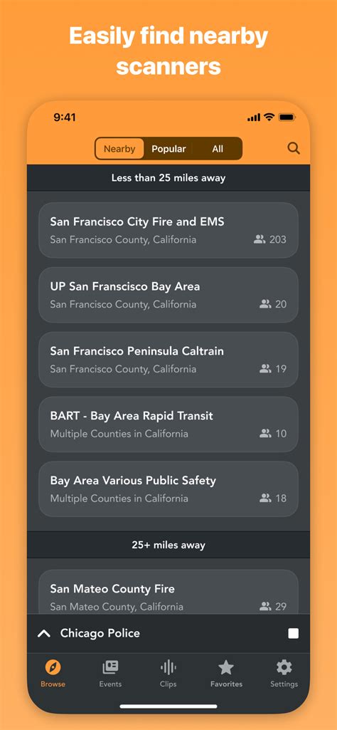 Supported iOS Applications for iPhone/iPad – Broadcastify Support