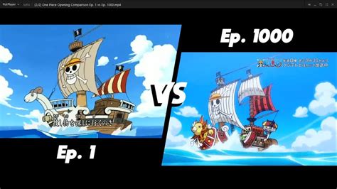 We Are One Piece Opening Comparison Ep 1 Vs Ep 1000 Youtube