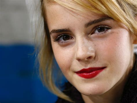 Wallpaper Face Women Model Blonde Looking At Viewer Actress Red Lipstick Brown Eyes