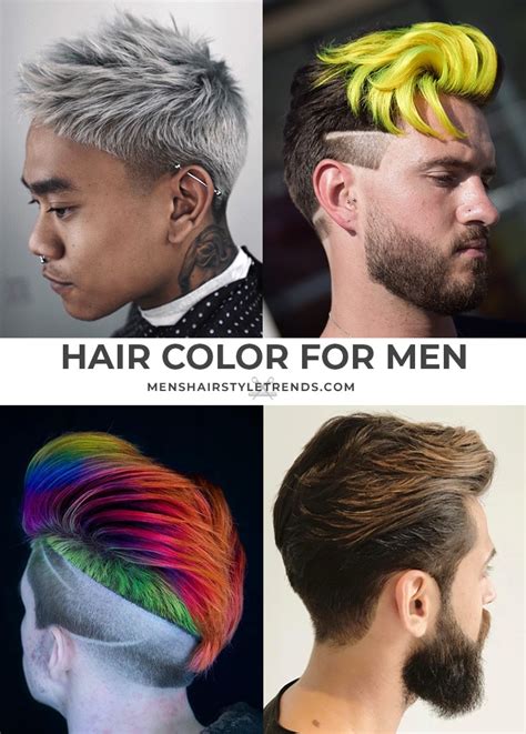 √hair Dye Styles For Guys 30 Spectacular Men S Hair Color Ideas To Try This Season Chop Hairstyle
