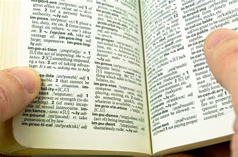 How To Use A Dictionary In English