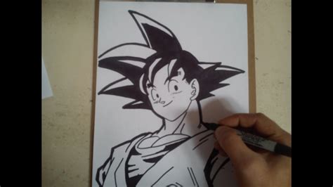Como Dibujar A Goku Paso A Paso How To Draw Goku Step By Step Images