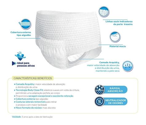 Fralda Geri Trica Roupa Intima Calcinha Cueca Un G Xg Parcelamento Sem Juros