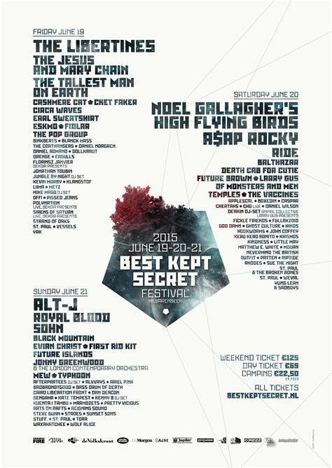 Best Kept Secret 2015 on Behance