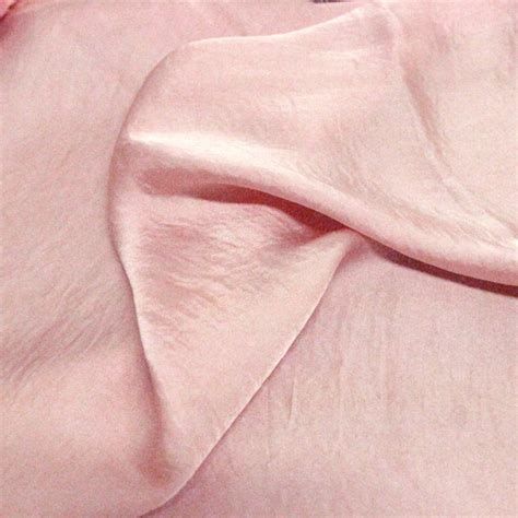 Dusty Pink Satin Chiffon Fabric By The Yard Wedding Chiffon Etsy
