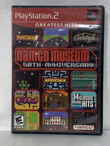 Namco Museum 50th Anniversary Sony Playstation 2 2005 Ps2 Complete