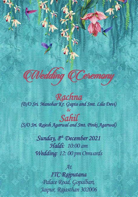 Best Friend Wedding Invite And Indian Invitations Hindu Wedding Card