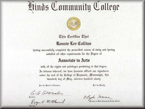 I Will Have This Associate Degree Degree Certificate Degrees