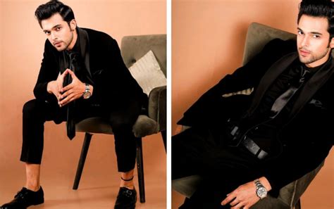 Parth Samthaan Looks Dapper In A Black Suit