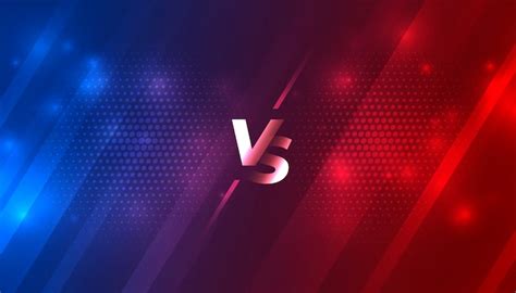 Free Vector Battle Versus Vs Background For Sports Game