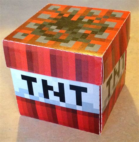 Minecraft Tnt Box Printable 2023 Calendar Printable