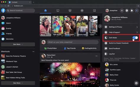 How To Enable Dark Mode On Facebooks Redesigned Desktop Site