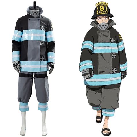 Fire Force Shinra Kusakabe Firefighter Uniform Cosplay