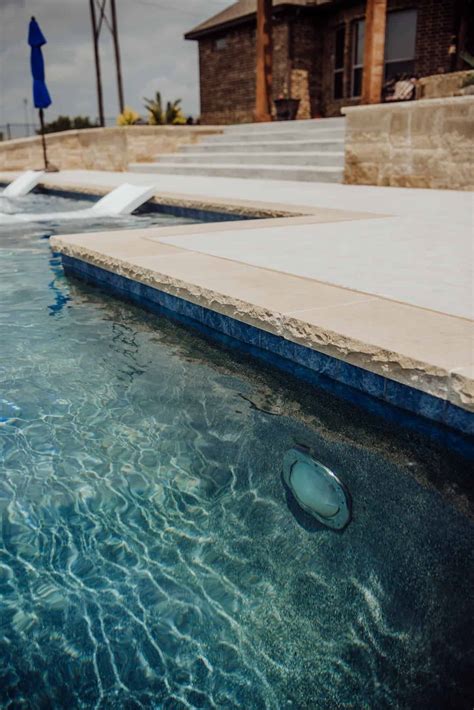 Modern Infinity Pool Emerald Custom Pools Pool Builder Fort Worth