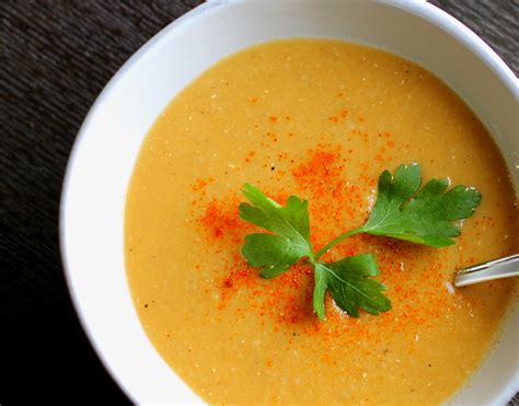 Middle Eastern Red Lentil Soup The Gourmet Gourmand