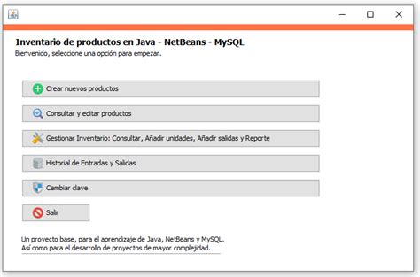 Proyecto Inventario En Java Netbeans Y Mysql Código Fuente Iván