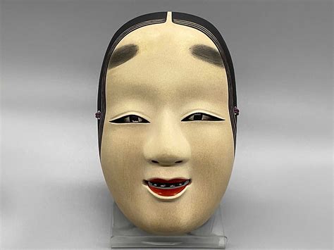 Traditional Japanese Noh Mask Ko Omote Etsy Uk