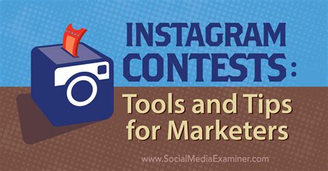 Instagram Contests Tools And Tips For Marketers Social Media Examiner