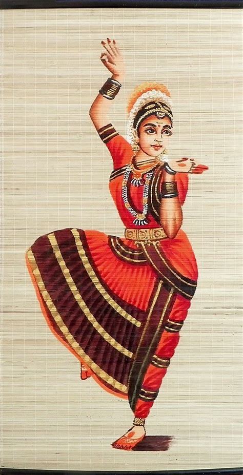 Bharatnatyam Dancer Dancer Painting Dancers Art Dance Paintings