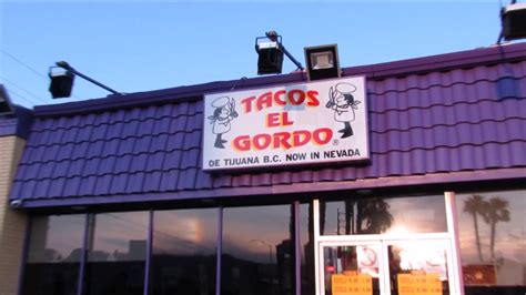 Visitando Tacos El Gordo Las Vegas Nevada Youtube