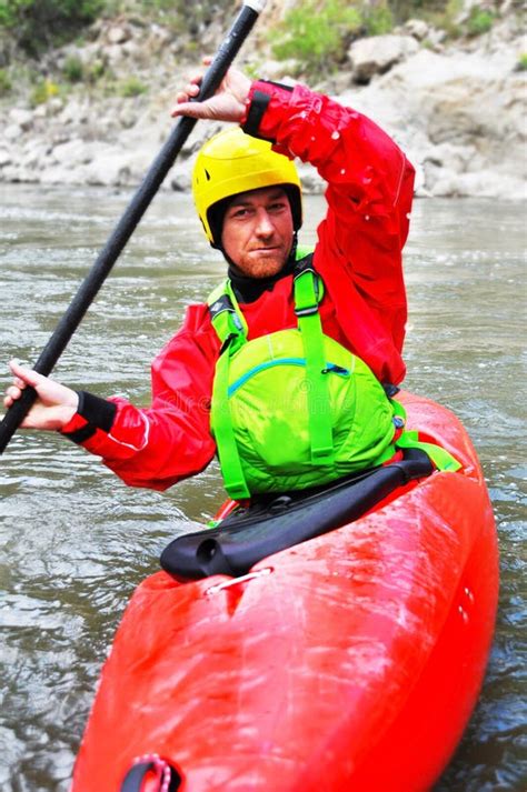 Kayaking As Extreme And Fun Sport Stock Photo Image Of People