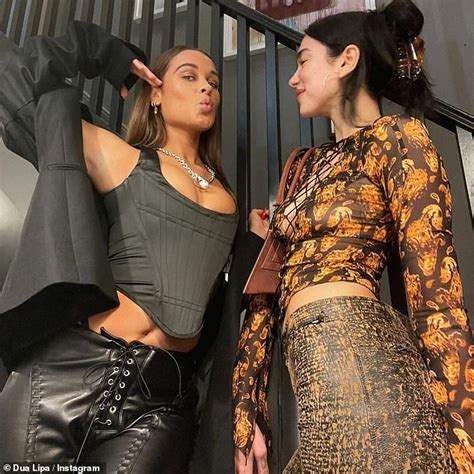 Dua Lipa s Bold Night Out Braless in a Risqué Criss Cross Top and