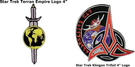 Star Trek Collectors 2 Pack Terra Badge And Klingon T