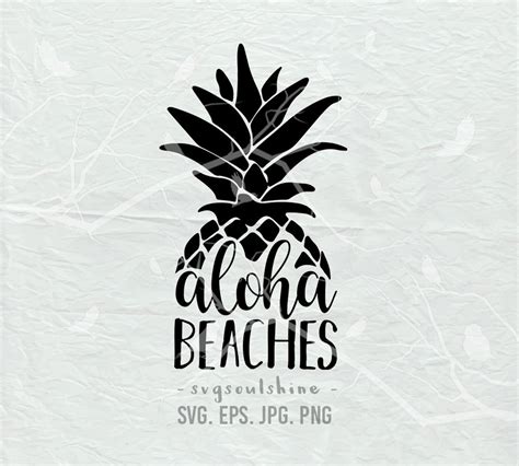 Aloha Beaches Svg Aloha Svg Beach Vibes Svg Beach Svg Vsco Etsy My