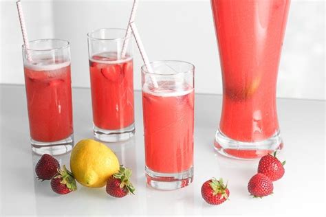 Sparkling Strawberry Lemonade Recipe Strawberry