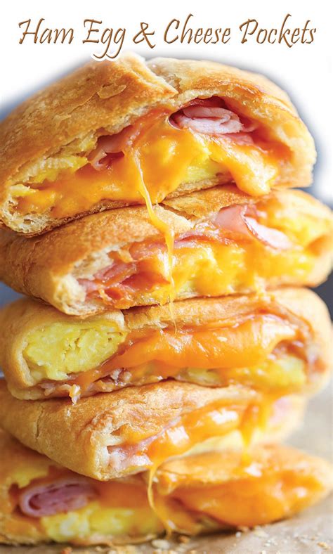 Ham Egg And Cheese Pockets