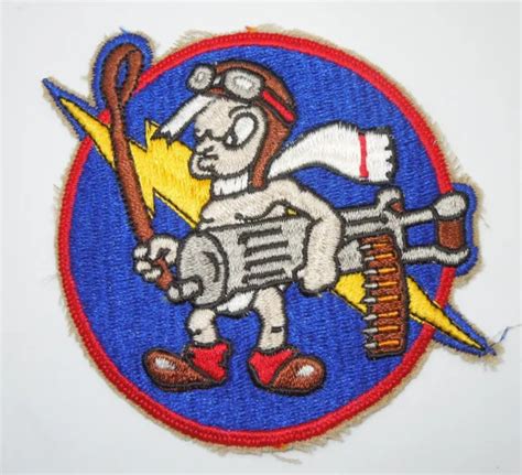 Original Vietnam War Usaf Air Force 487th Fighter Squadron Patch A83