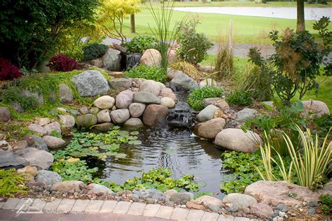 Mix it in very small batches as it sets very quickly! Water Garden, Ecosystem Ponds, Backyard Pond Designs ...