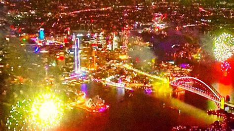 2021 New Year Eve Fireworks In Australia Sydney Youtube