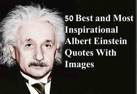 50 Albert Einstein Quotes With Images For Success In Life