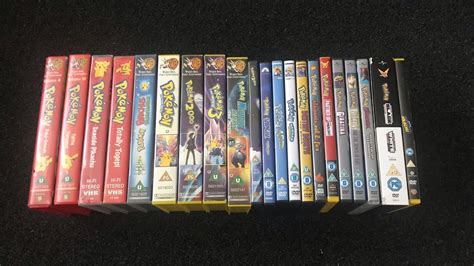 my pokemon uk vhs and dvd collection [summer 2020 edition] youtube