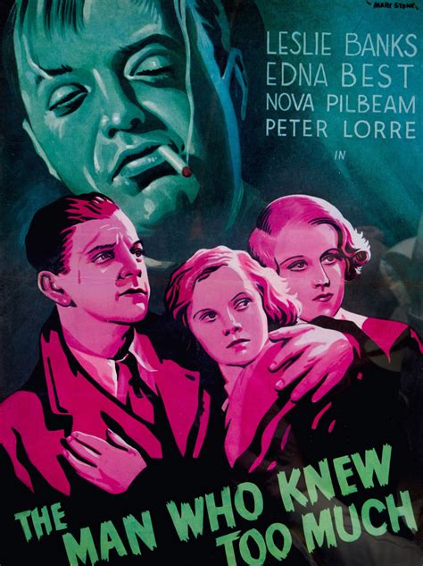 The Man Who Knew Too Much 1934 Campaign Book Cover British