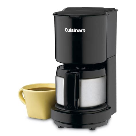 Cuisinart 4 Cup Coffee Maker Wstainless Steel Carafe Dcc 450bk