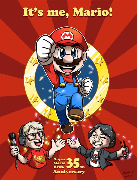 Super Mario Bros 35th By Angle 007 On Deviantart