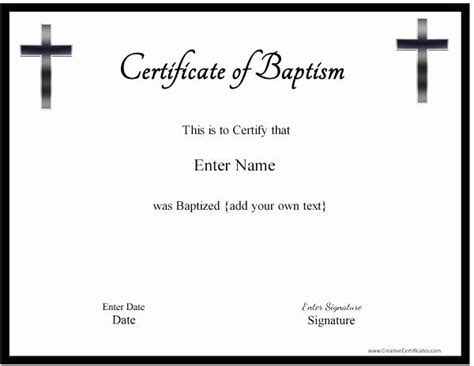 √ 20 United Methodist Baptism Certificate Template Dannybarrantes