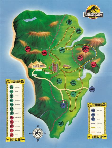 Today S Photo Map Of Jurassic Park