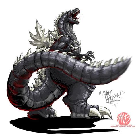 Godzilla Neo Ghost Godzilla Artwork By Matt Frankkaijusamurai On