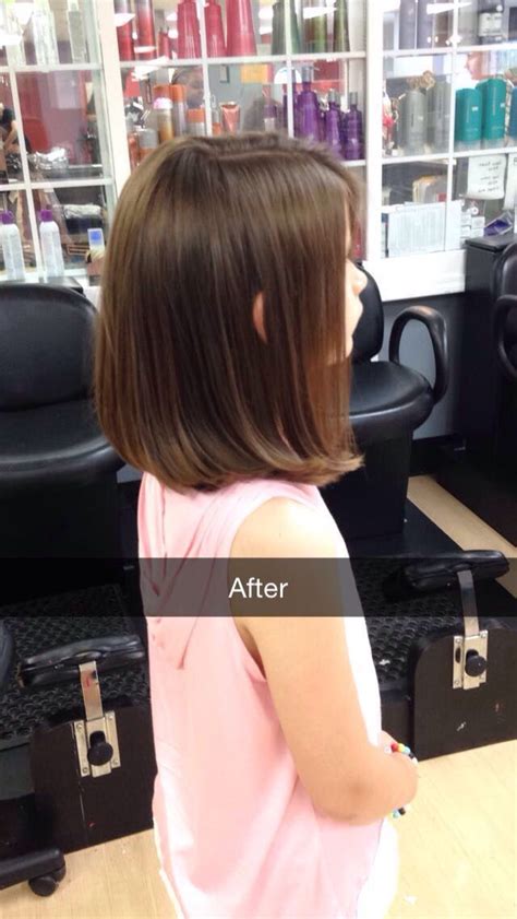 We decided to go with a short bob haircut for her because her baby hair was getting so snarly at night and was becoming more and more difficult to deal with. Pin on Looks