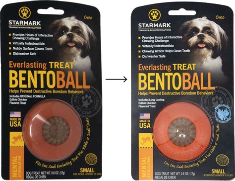 Starmark Everlasting Treat Bento Ball Dog Chew Toy Small