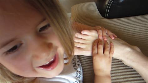 Learning How To Give Mommy A Foot Massage Youtube