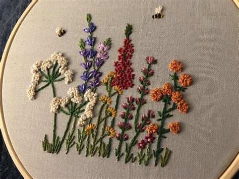 Pin By Oscar Wise On Personal Wild Flowers Embroidery Machine