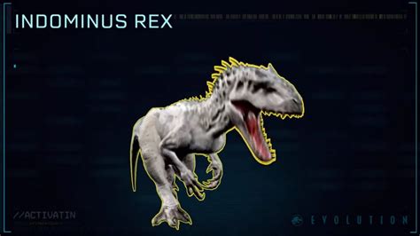 Jurassic World Evolution Indominus Rex Profile Youtube