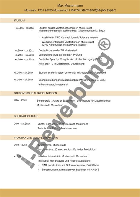 Lebenslauf Chronologisch Absteigend Oder Aufsteigend ...