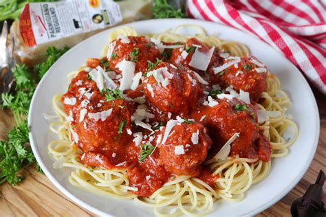 The combination of tender pasta, savory and soft meatballs, a lightly seasoned tomato sauce, and salty parmesan cheese is always welcome. Spaghetti and Meatballs Recipe - The Anthony Kitchen