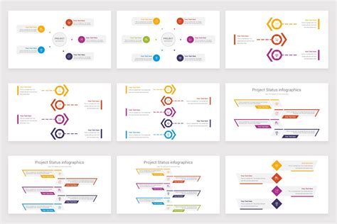 Project Status Infographics Powerpoint Template Nulivo Market